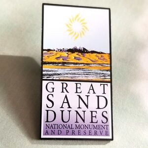 Great Sand Dunes National Monument and Preserve Park pin brooch